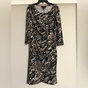 Snake print dress